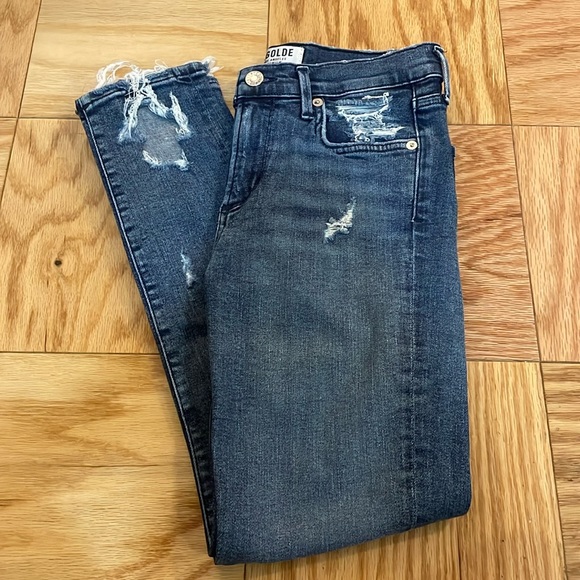 Agolde Sophie Distressed Skinny Jeans - Picture 5 of 14